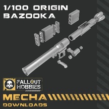 origin bazooka 1 100 scale 3d print model - Mito3D