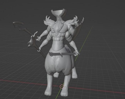 original demonio nanatsu dónde Caballero pecado Rey 3d print model - Mito3D