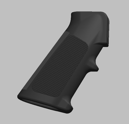 original firmeza estriado superfície ferramentas airsoft foregrip cobra arma fogo acessórios hk m4 3d print model - Mito3D