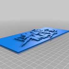 original mad max logo art signs logos 3d print model - Mito3D