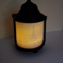 orijinal paris mum lamba ev sanat aydınlatma konut 3d print model - Mito3D