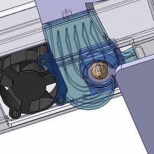 original snapmaker parte de ventilador refrigeración v20 la herramienta mod Impresora 3d accesorios 3d print model - Mito3D