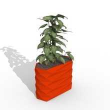 original vase home flower modern garden plant house deco inside 3d print model - Mito3D