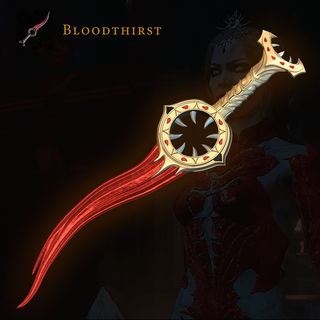 orin's bloodthirst dagger - bg3 baldur's gate baldurs 3 orin fantasy rpg d20 bhaal blade 3d print model - Mito3D
