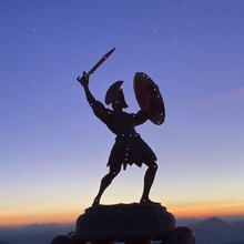 Orión Arte constelación estrella Esparta espartano decoración escultura 3d print model - Mito3D