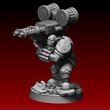 ork big shoota game 28mm miniature gun free lost heresy orc boyz orks sci-fi space stl warhammer 40k wh40k toy 3d print model - Mito3D