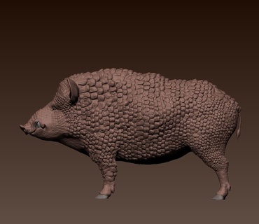ork boar 3d print model - Mito3D