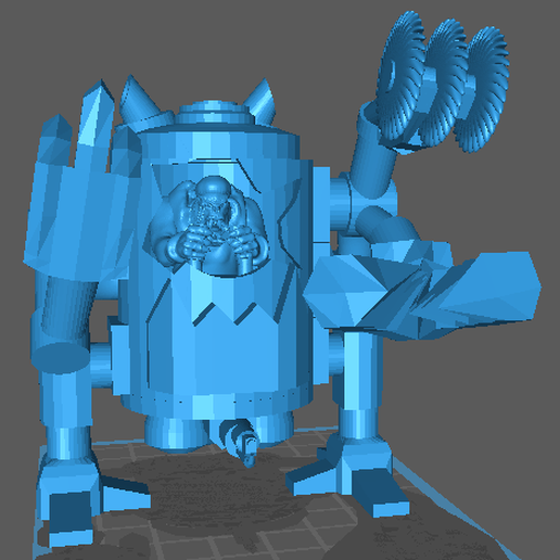 Ork Dreadnaught 3D print model - Mito3D