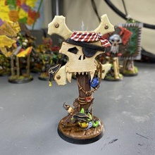 ork freebooterz totem objective marker game 28mm 40k freebooter orks space goblin gretchin grot waaagh wargaming warhammer models 3d print model - Mito3D
