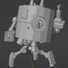 ork looted robot 3d print model - Mito3D