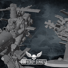 ork scrap helicopter 3d print model - Mito3D