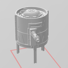 ork stompa kan turret 40k miniature warhammer games 3d print model - Mito3D