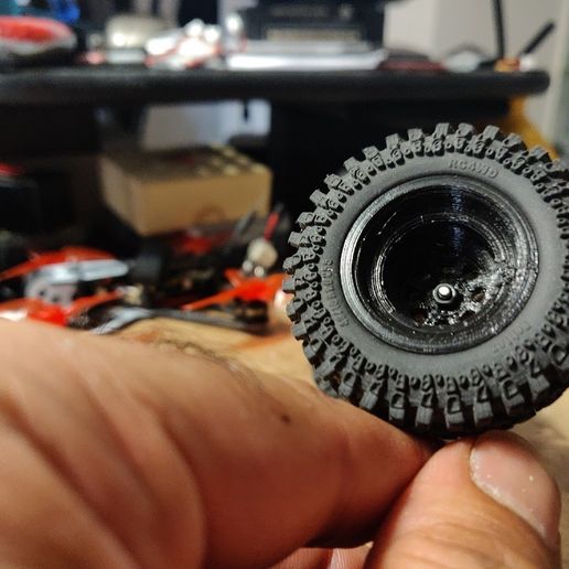 orlandoo caçador personalizadas roda 10 10mm Deslocamento Largo 3D print model - Mito3D