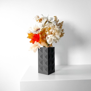 vase moderne unique Accueil maison décor séché conservé fleur arrangement stl fichier jardin intérieur fleurs plantes vases 3d print model - Mito3D