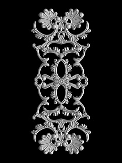 orn 05 cor barroco tallado decorativo ornamento clásico cnc arquitectura madera rococó 3dmodel veneciano elementos alivio mueble Clásico detalles artcam decoración 3d print model - Mito3D