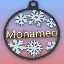 ornament mohamed name fuck 2020 fuck2020 covid covid2020 christmas hang end of the year 3d print model - Mito3D