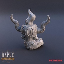 ornamental Pokémon fantasma arte modelo resina patreon fdm 3d print model - Mito3D