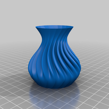 ornamental spiral vase decoration decorative pot decor 3d print model - Mito3D