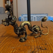 ornamentado dragão a arte oriental escultura scifi fantasia dnd estátua monstro filagree 3d print model - Mito3D