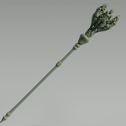 ornate hairpin 3D print model - Mito3D