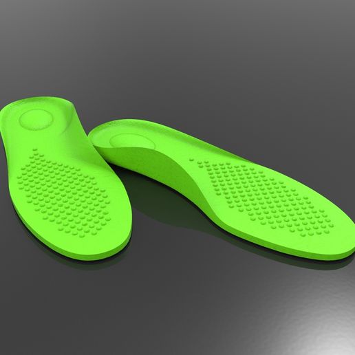 orthopaedic-sports insole fashion footwear sporty template shoes orthopedic 3D print model - Mito3D