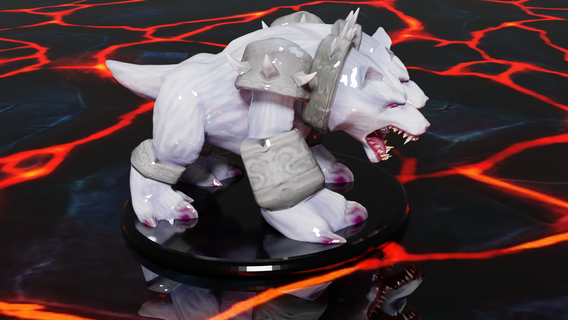orthrus Sanat köpek üzerinde orf 3d print model - Mito3D