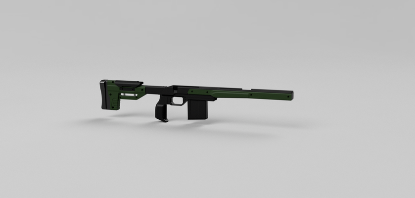 oryx vsr10 stock by benen3d game airsoft sniper bolt jg bar10 chassis mdt acc prs tac41 3d print model - Mito3D