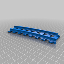 os-railway tracks - curve 450-20 architecture customized buildings structures 3d print model - Mito3D