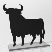 osborne bull poster game slot dioramas circuit scalextric slotcar car ninco scaleauto slotit 3d print model - Mito3D