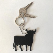 osborne bull a arte animais touro anel de chave escultura 3d print model - Mito3D
