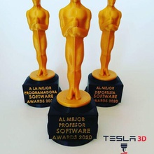 oscar ödülü sanat ödüller Oscar ödül detay kupa 3d print model - Mito3D