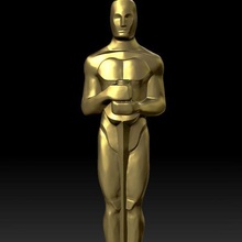 oscar statua accademia premi arte scultura film cinema hollywood 3d modello stl 3d print model - Mito3D