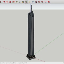 oscorp de la torre el hombre araña arquitectura 3d print model - Mito3D