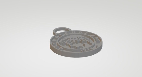 osfp Juegos Olímpicos llavero collar olimpiakos llave juguete logo 3d print model - Mito3D