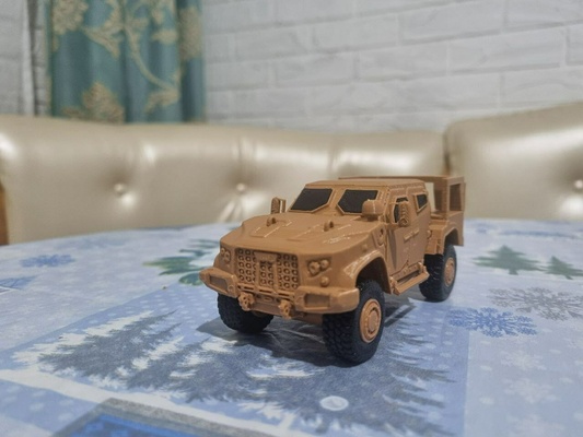 oshkosh jltv ready to print mrap military usa army movable parts 3d print model - Mito3D