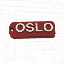 Oslo casa papel Portachiavi bella Ciao chiave squillare 3d print model - Mito3D