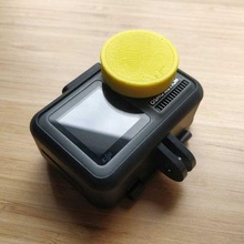 osmo action lens cap improved gadget camera accessory dji lenscap cover 3d print model - Mito3D