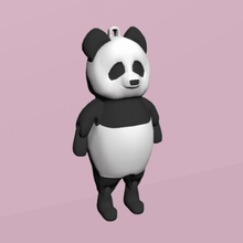 oso panda articulado bear animal art toy flexible 3d print model - Mito3D