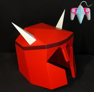 osrs dragon med helmet runescape low poly fantasy mmorpg video games 3d print model - Mito3D