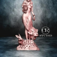 ostara diosa primavera diosas griego romano of 3d print model - Mito3D