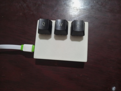 osu 3key keypad keyboard 3d print model - Mito3D