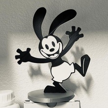 Oswald şanslı tavşan Sanat Disney Mickey Bedava karikatür 3d print model - Mito3D