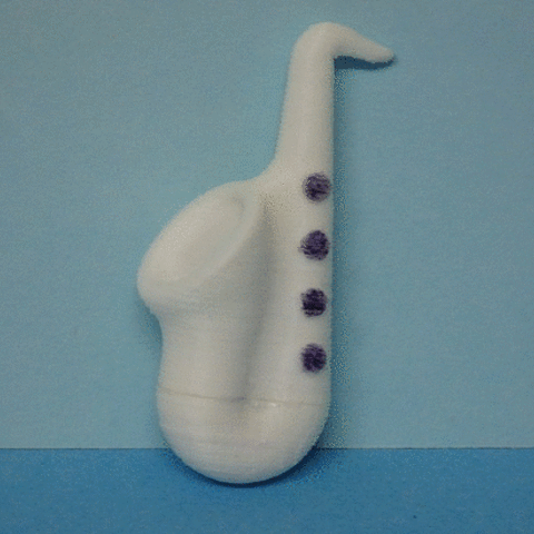 otg usb saxophone essentielb 16 go gadget 3D print model - Mito3D