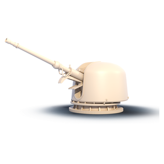 oto şeker kavunu 76 mm askeri filo hobi savaş oyuncak deniz tabanca gemi 76mm İtalya anti aircraft Donanma 3d print model - Mito3D