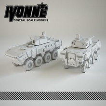 otokar arma 8x8 askeri araç oyun minyatür wargaming oyuncak uçak scalemodel tank 3d print model - Mito3D