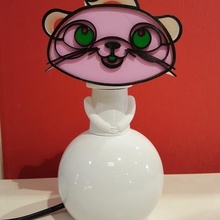 otter head luminaire gift child christmas room animal 3d print model - Mito3D