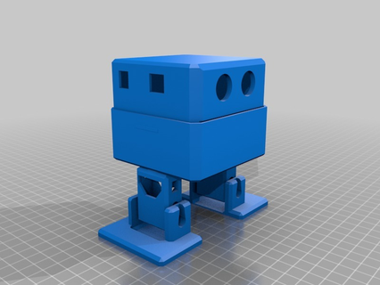 otto angepasst Robotik 3d print model - Mito3D