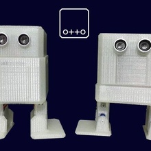 Otto DIY arduino uno gadget bipède personnalisé openscad ouvert source ottobot ottodiy remix robot robotique 3d print model - Mito3D