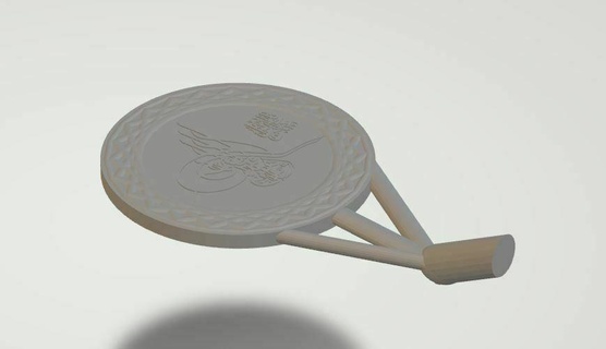 otomano moeda correto Kurush lira renderizado Altin turco joalheria ouro 3d print model - Mito3D