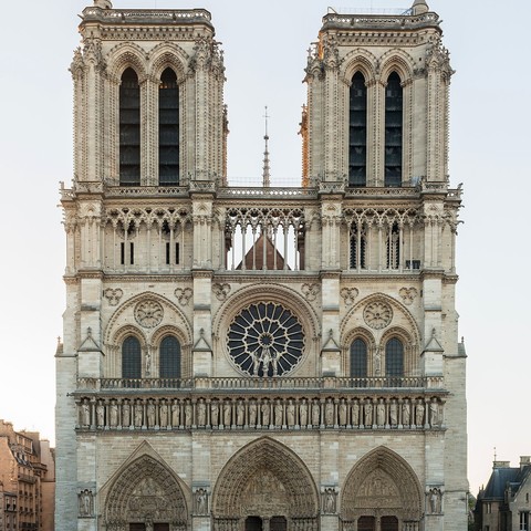 notre-dame de paris l'architecture 3D print model - Mito3D